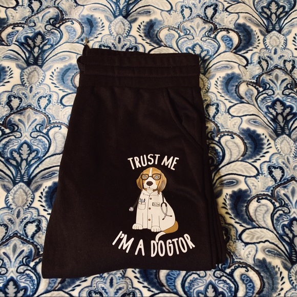 Cute Black Sweatpants - Picture 1 of 4